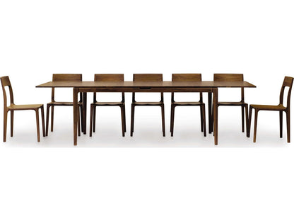 Furniture Lisse Extension Dining Table in Natural Walnut