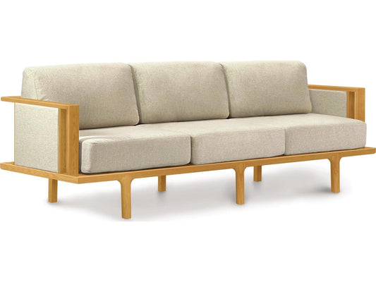 Sierra 3-Seat Upholstered Sofa in Solid Hardwood