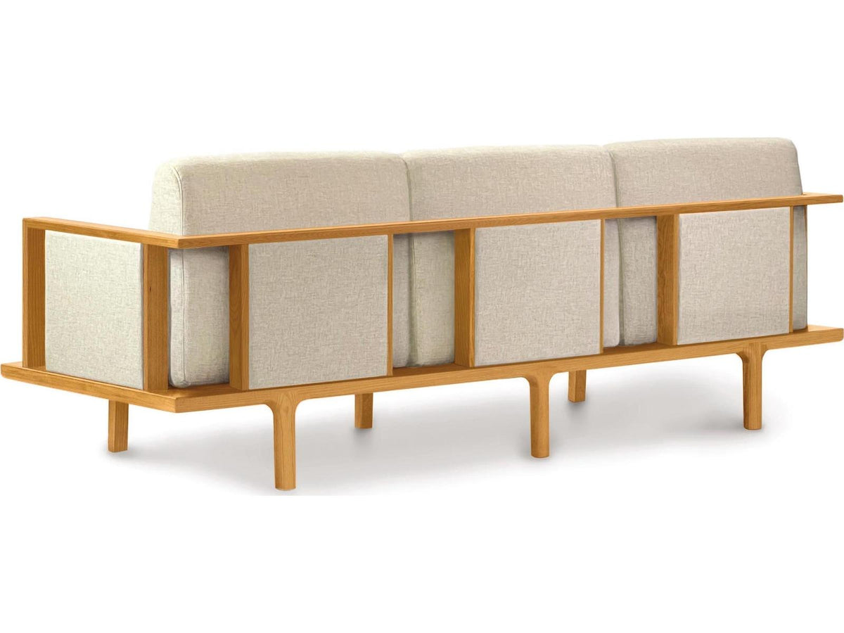 Sierra 3-Seat Upholstered Sofa in Solid Hardwood