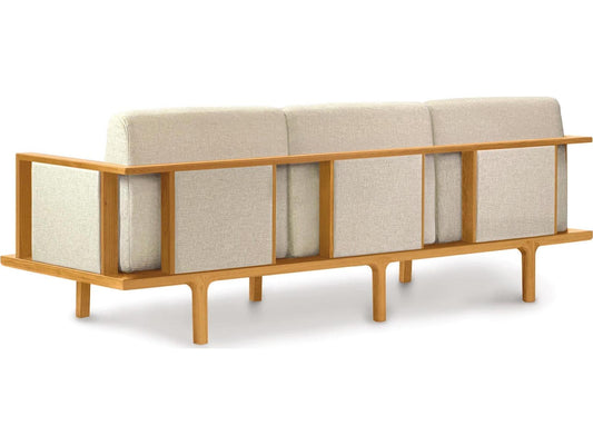 Sierra 3-Seat Upholstered Sofa in Solid Hardwood