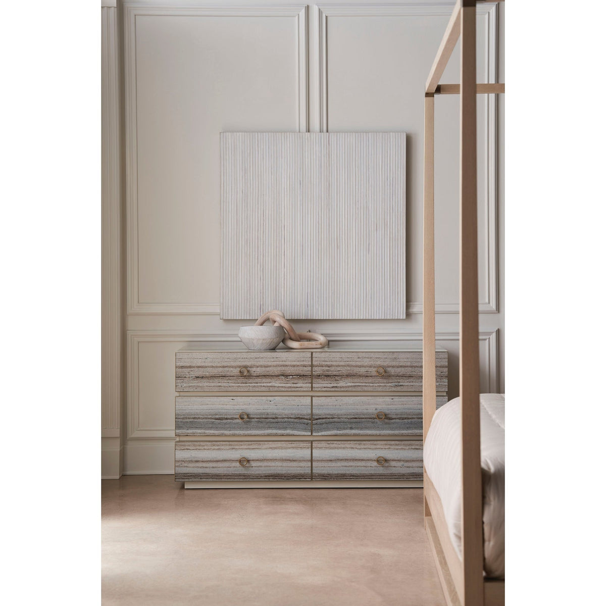 Caracole Classic Pinstripe Light Bed