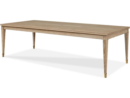 Maison '47 100-Inch Rectangular Dining Table in Blonde Cerused Oak