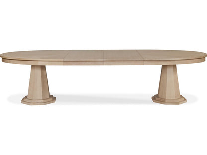 Maison '47 Oval 80-Inch Dining Table in Blonde Cerused Oak