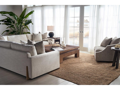Great Room 2-Piece Fabric Sectional Sofa with Runner Base