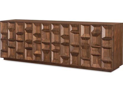Glendale 94-Inch Walnut Four Door Sideboard