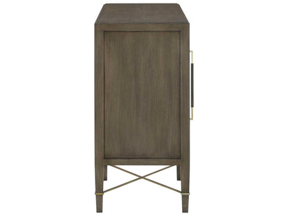 Currey and Company Verona Chanterelle Sideboard in Mahogany and Champagne