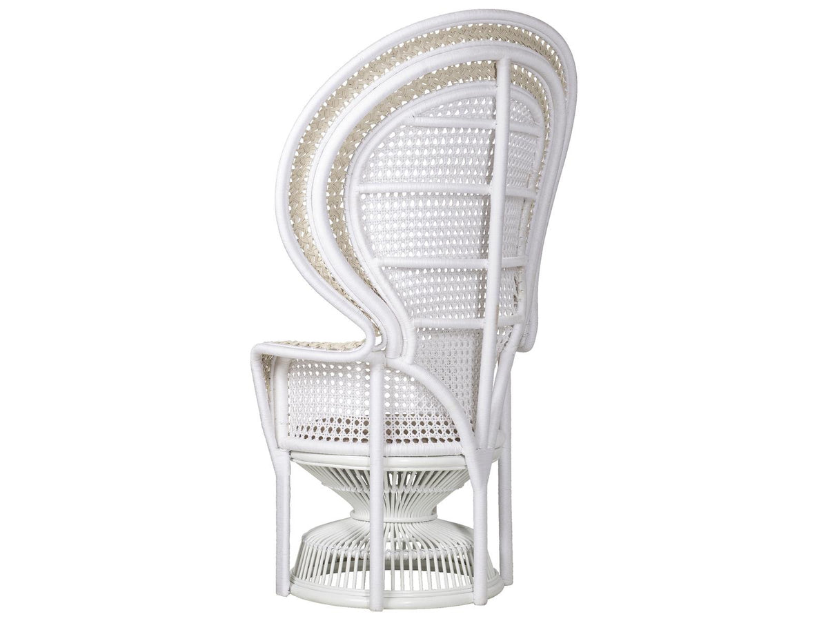 Emanuelle White Accent Chair