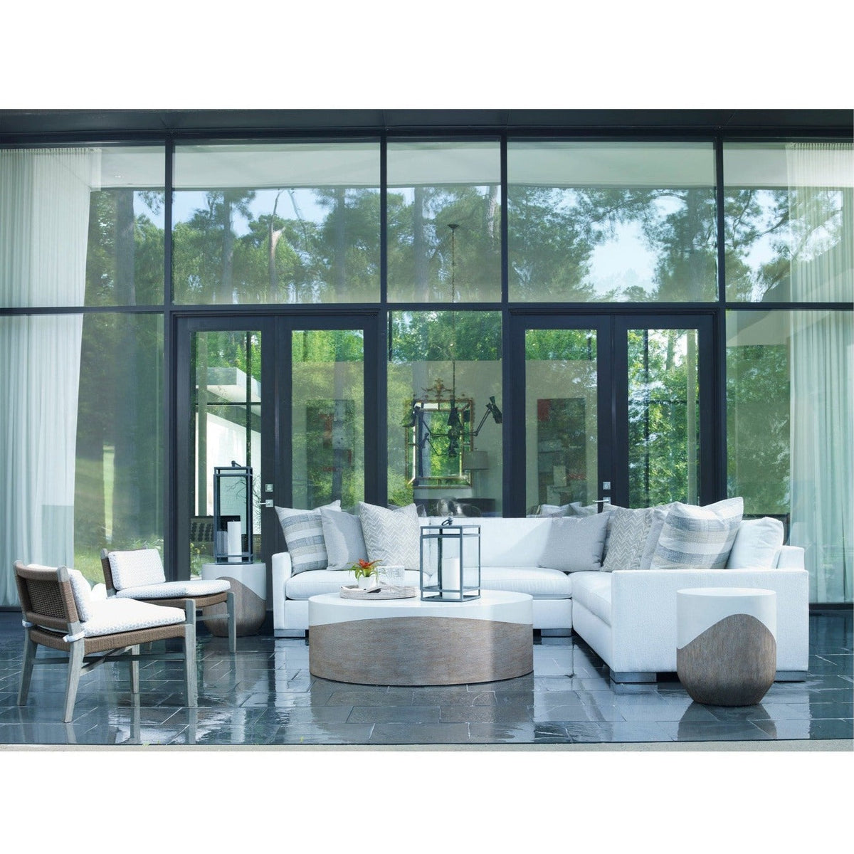 Century Furniture Danny Outdoor Cocktail Table