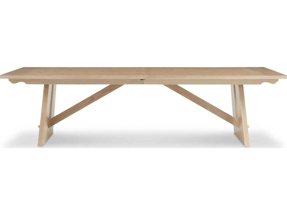 Revival Rectangular Wood Dining Table in Light Oak