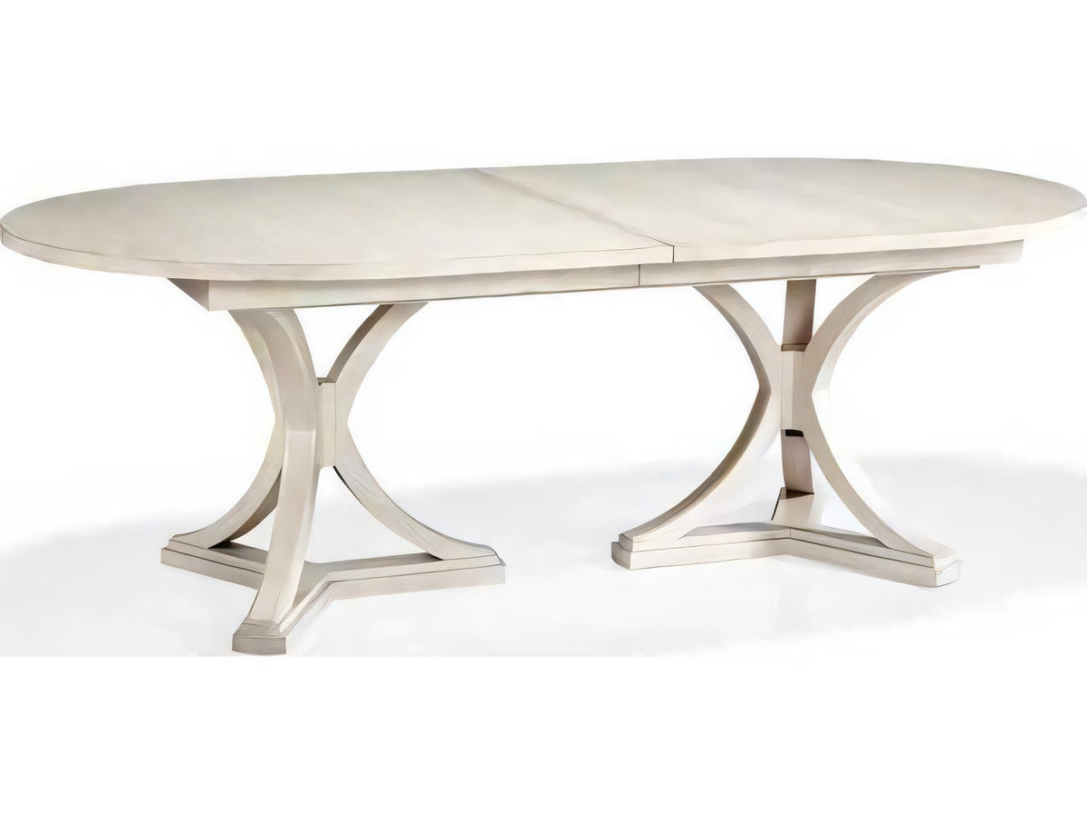 Journey The World Oval Wood Sandstone Dining Table