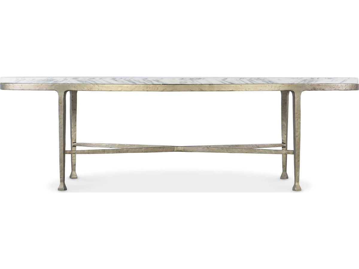 Jules Round Marble Gold Coffee Table