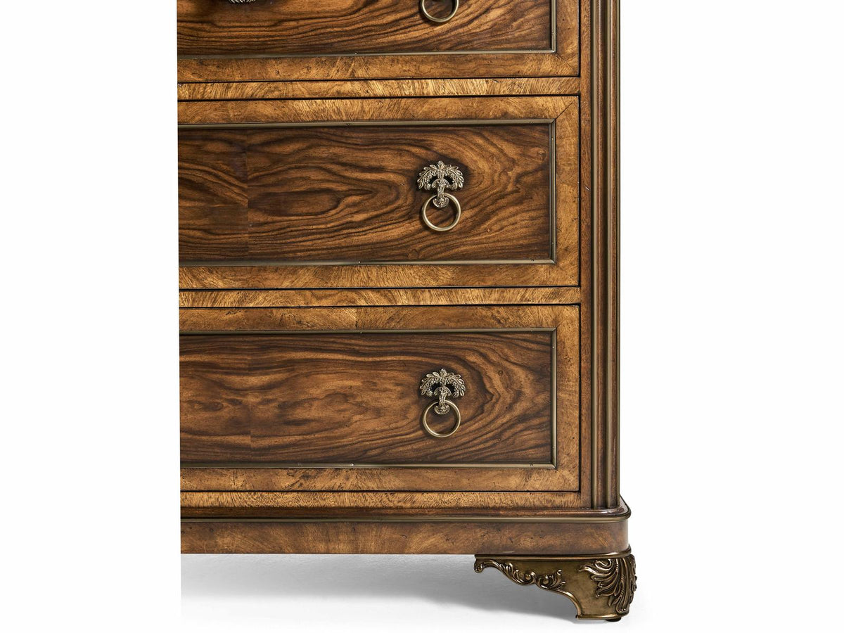 Viceroy 6-Drawer Mahogany Wood Double Dresser Santos Brown