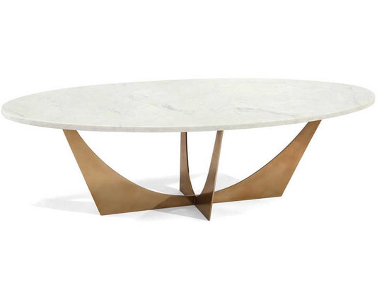 Oval Marble Coffee Table