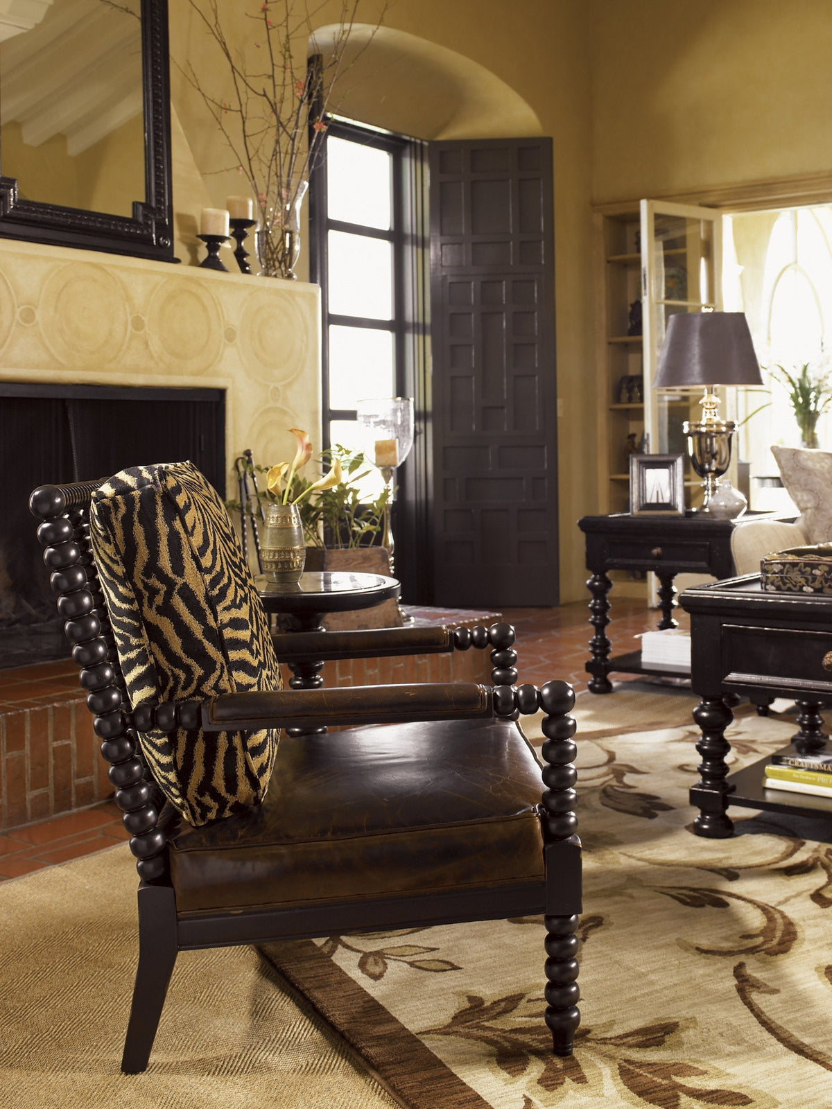 Tommy Bahama Home Kingstown Maarten Leather Chair