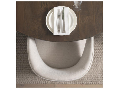 Terra 5-Piece Fluted Dining Table and 4 Niles Upholstered Chairs with Terra Sideboard Set