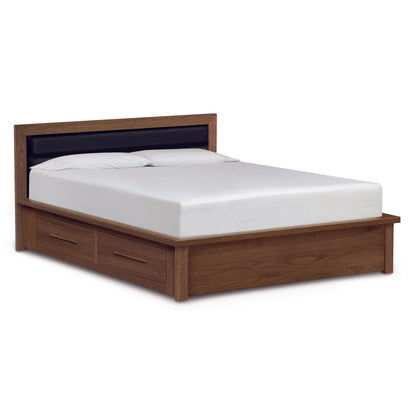Copeland Moduluxe Storage Bed with Upholstery Headboard (Queen) - Grade A/B/Ultra-leather/Leather/COM