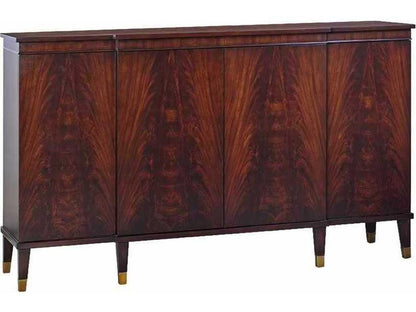 Lewis 72-Inch Mahogany Wood Sideboard with Syrup Finish