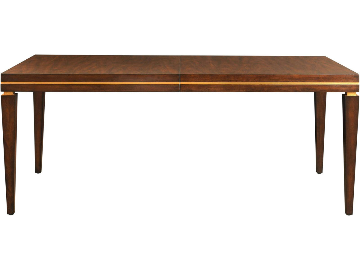 Italian Rectangular Extendable Dining Table in Mahogany
