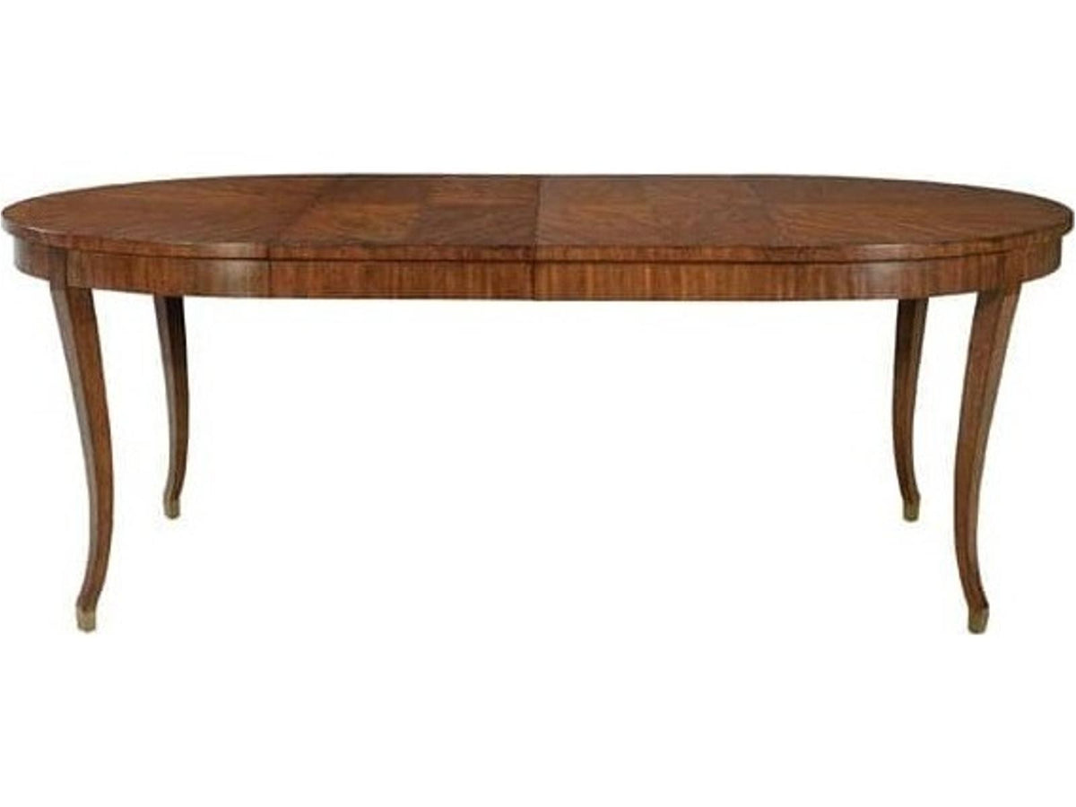 Oval Wood Mahogany Dining Table