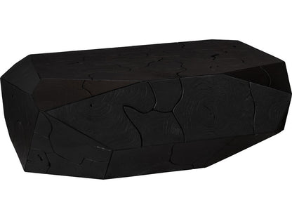 Prism Wood Black Coffee Table