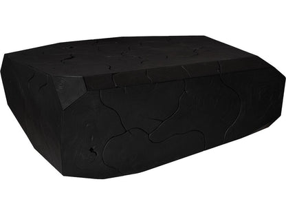 Prism Wood Black Coffee Table