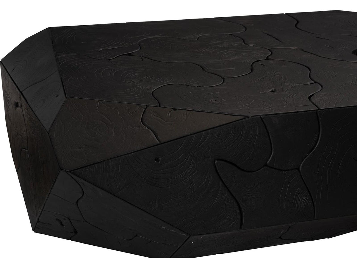 Prism Wood Black Coffee Table