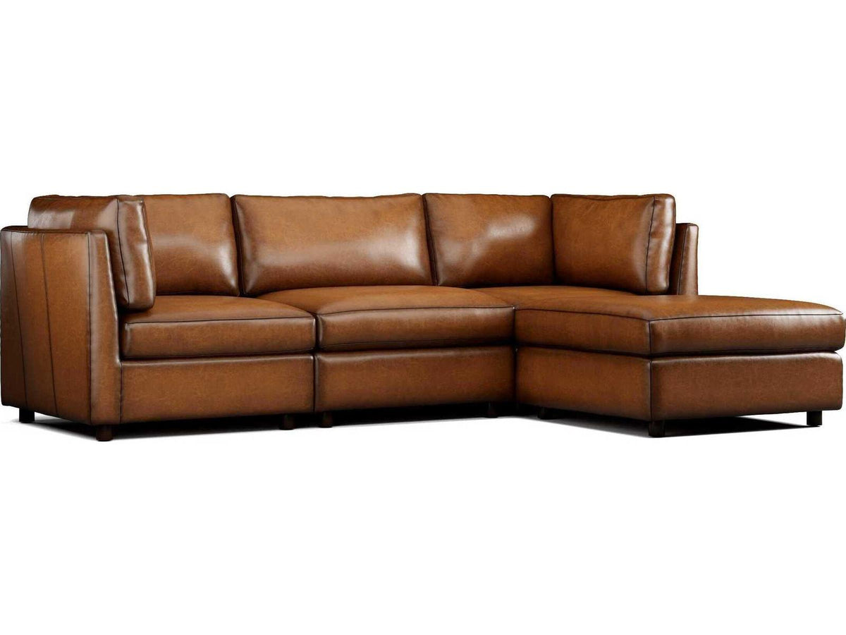 Adeline Leather Sectional Sofa