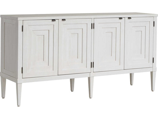 Sanibel Clearwater 68-Inch Media Console in Shell White Finish