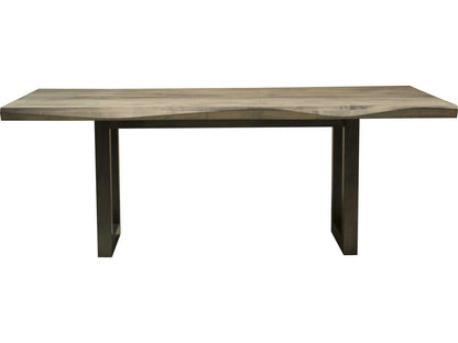 Oracle Emerson Wave Edge Rectangular Wood Dining Table