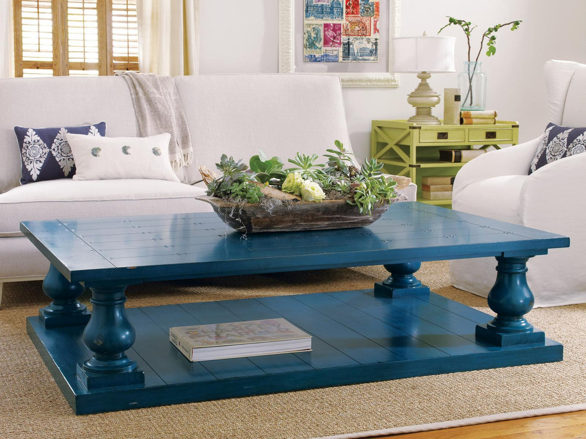Catskill Rectangle Coffee Table in Mahogany and Veneers