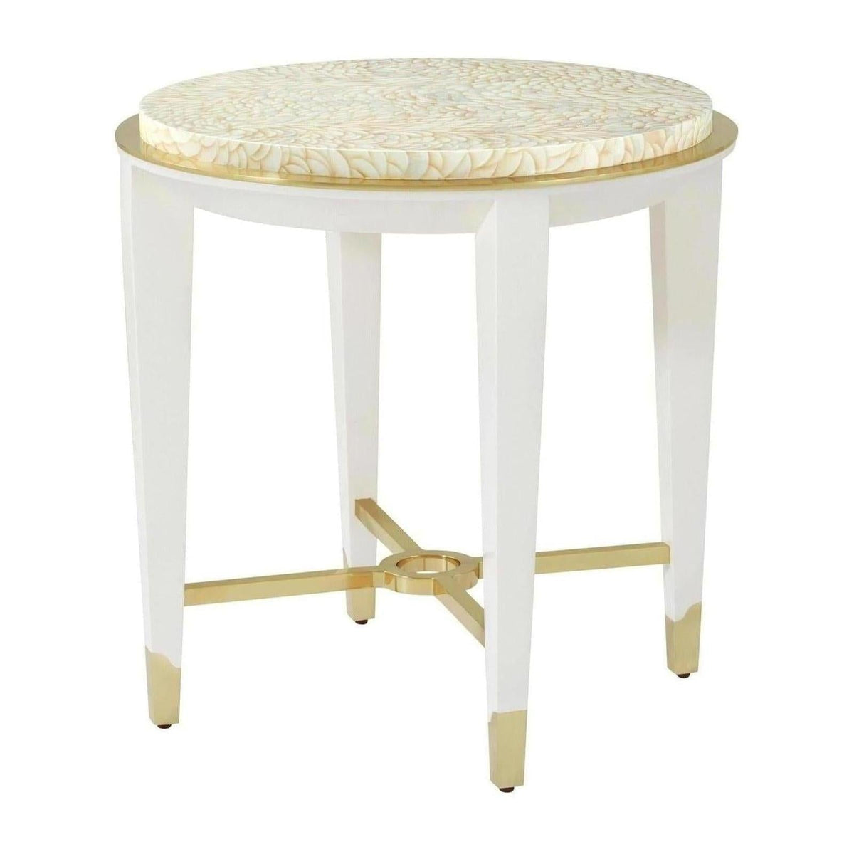 Theodore Alexander Judith Leiber Round Side Table