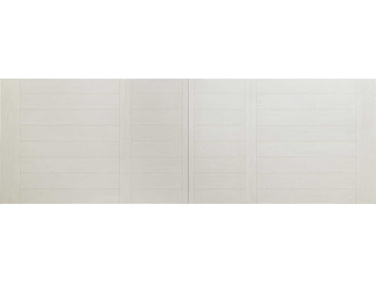 Ocean Breeze Captiva Rectangular Extendable Dining Table in Shell White