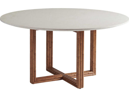 Palm Desert Woodard Round Dining Table