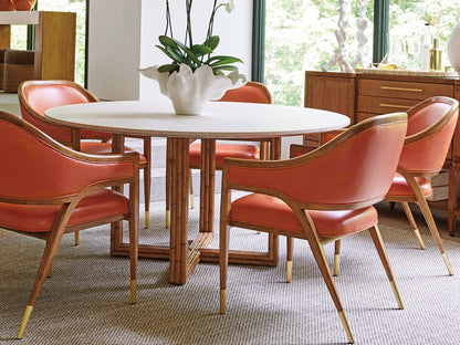 Palm Desert Woodard Round Dining Table