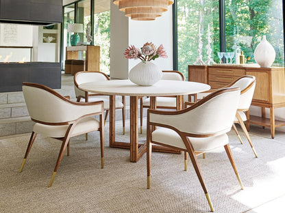 Palm Desert Woodard Round Dining Table