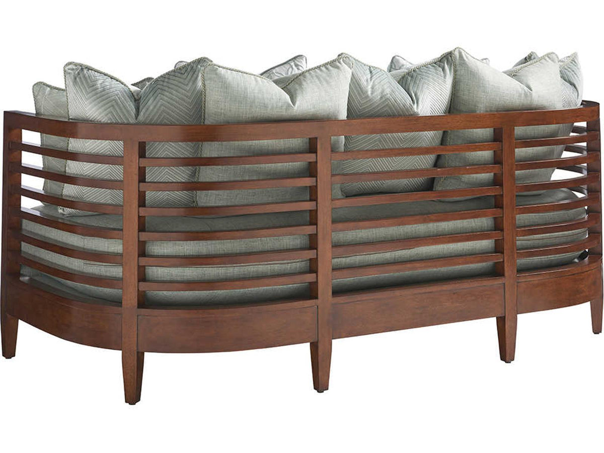 Ocean Club St. Lucia 3-Seat Sofa with Slat Back Design