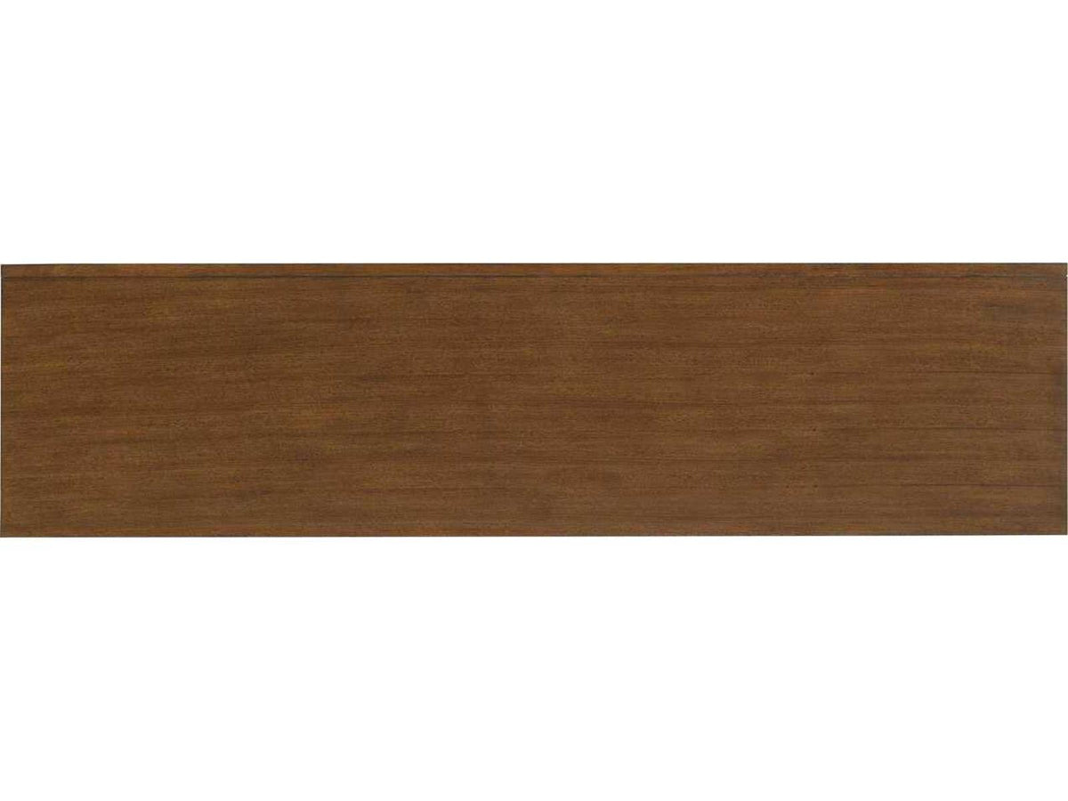 Island Fusion Princeville Media Console in Dark Walnut
