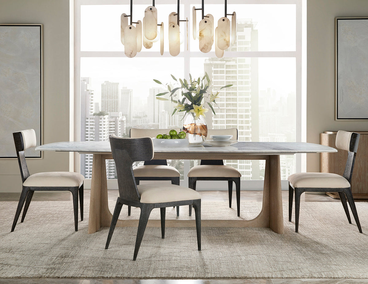 Theodore Alexander Repose Dining Table Marble Top