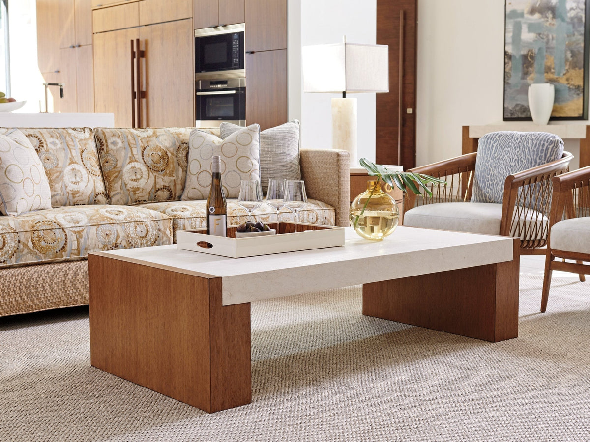Tommy Bahama Home Palm Desert Eldorado Rectangular Cocktail Table