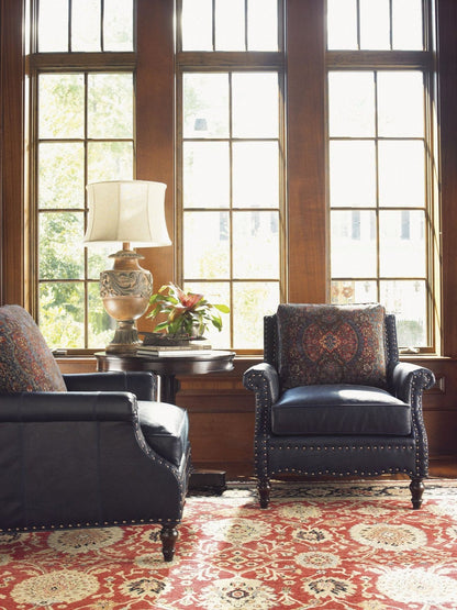 Tommy Bahama Home Tommy Bahama Upholstery Belgrave Leather Chair