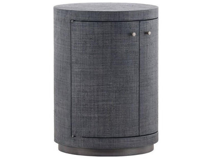 Cella Round Fabric End Table