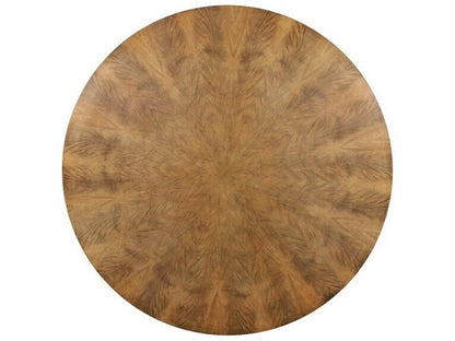 Rendition 72-Inch Round Wood Dining Table in Mocha