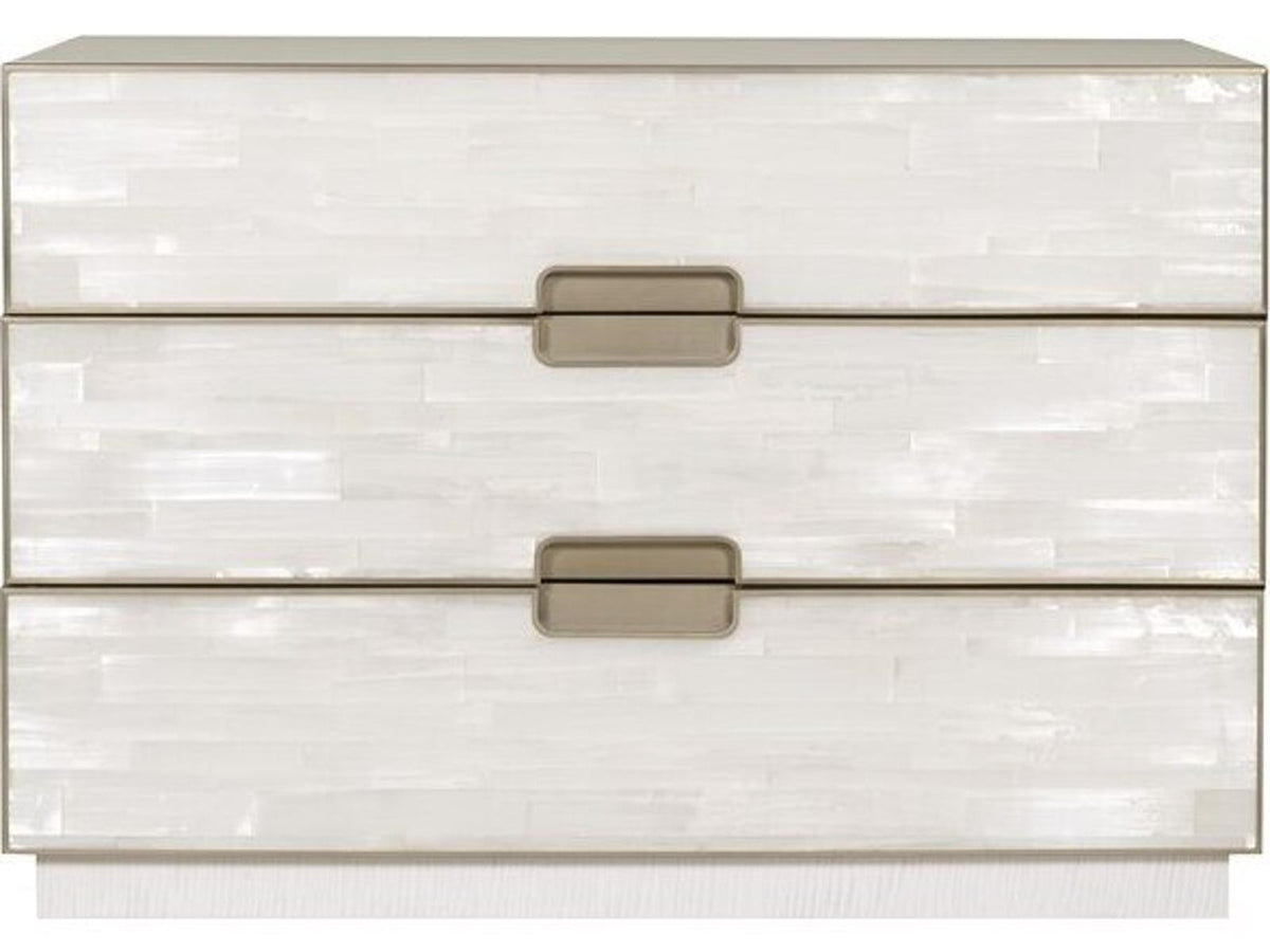 Splendor 3-Drawers White Double Dresser