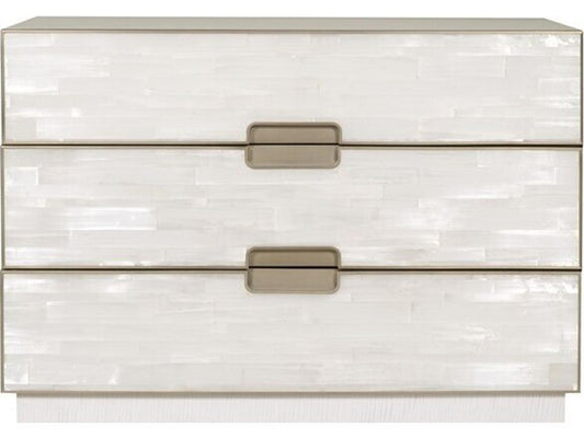 Splendor 3-Drawers White Double Dresser