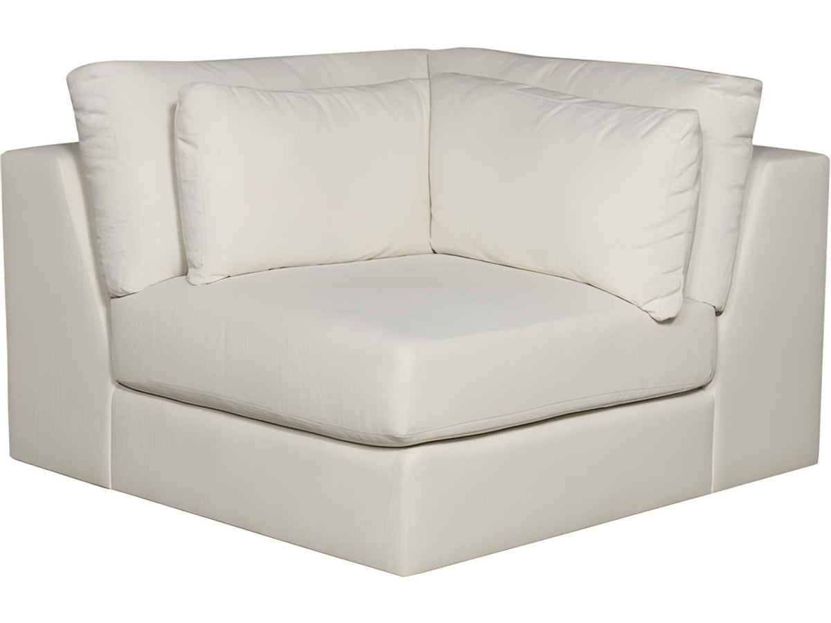 Ease White Upholstered Sectional Sofa