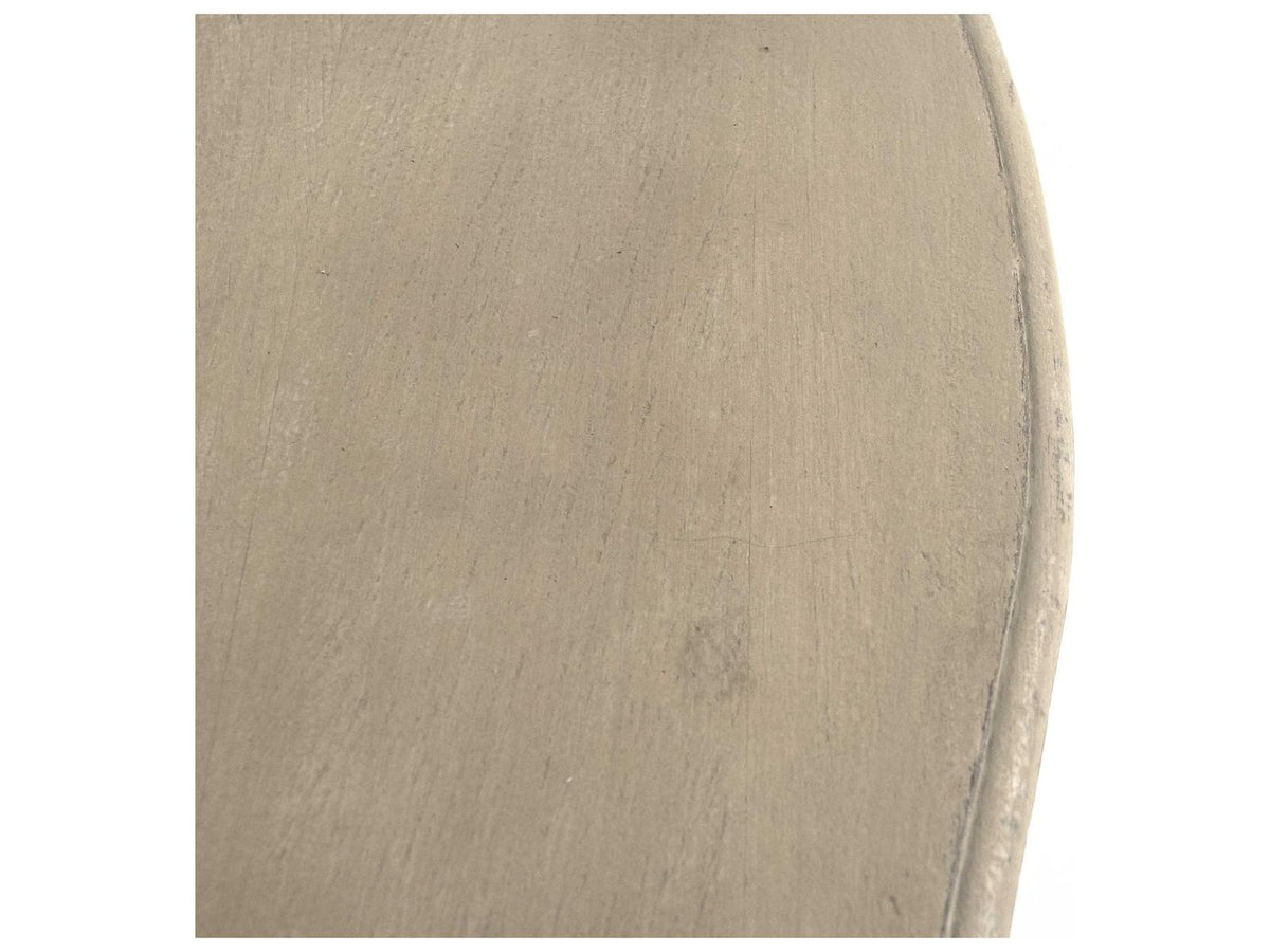 Abraham Console Table in Distressed Antique Ivory