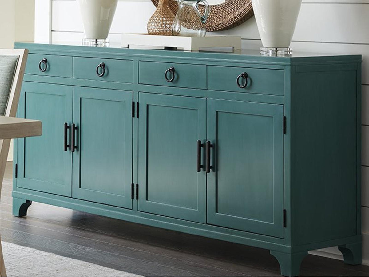 Newport 78-Inch Bayside Buffet with Cord Management in Seaglass