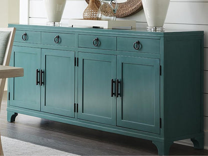 Newport 78-Inch Bayside Buffet with Cord Management in Seaglass