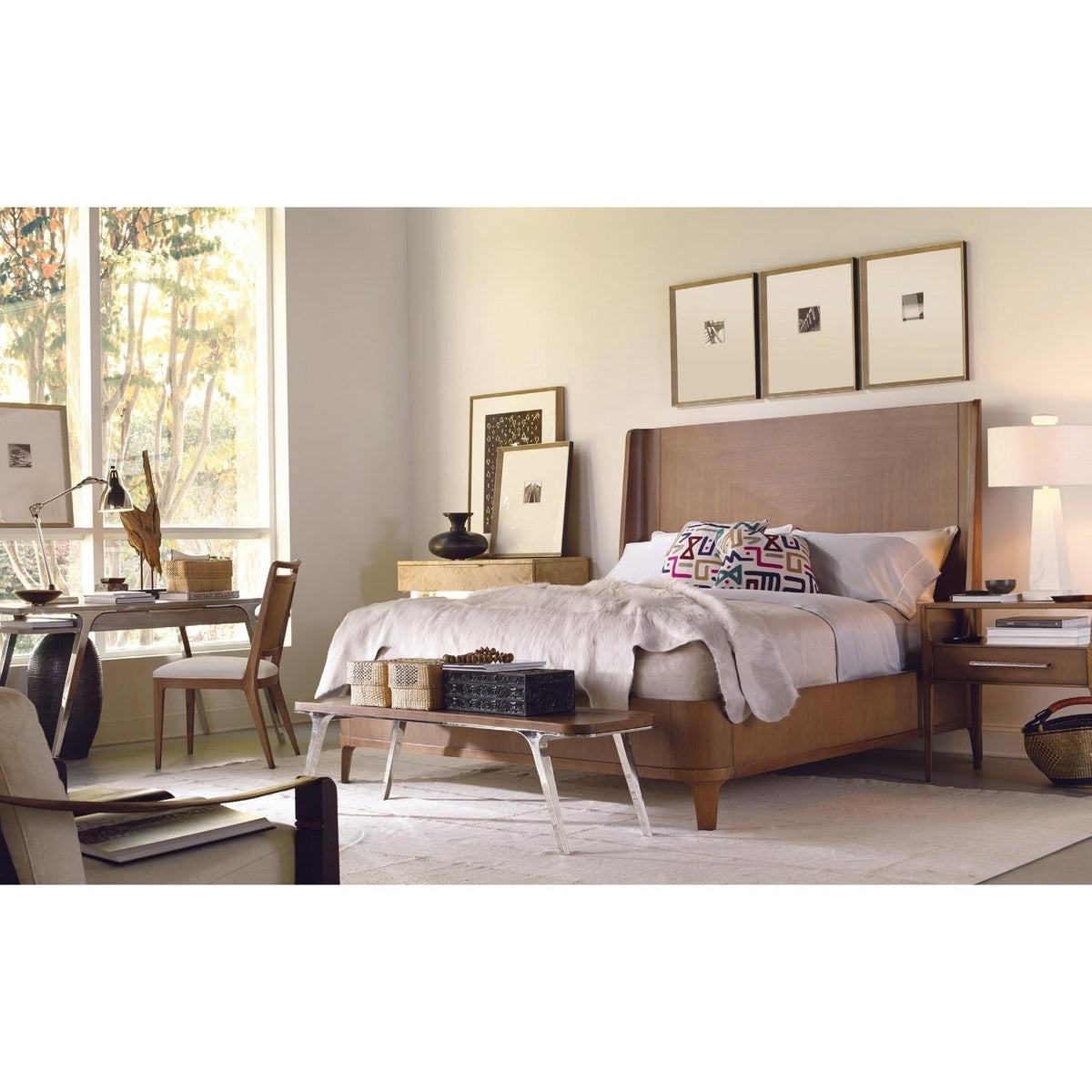 Century Furniture Bowery Place Cerused Bed