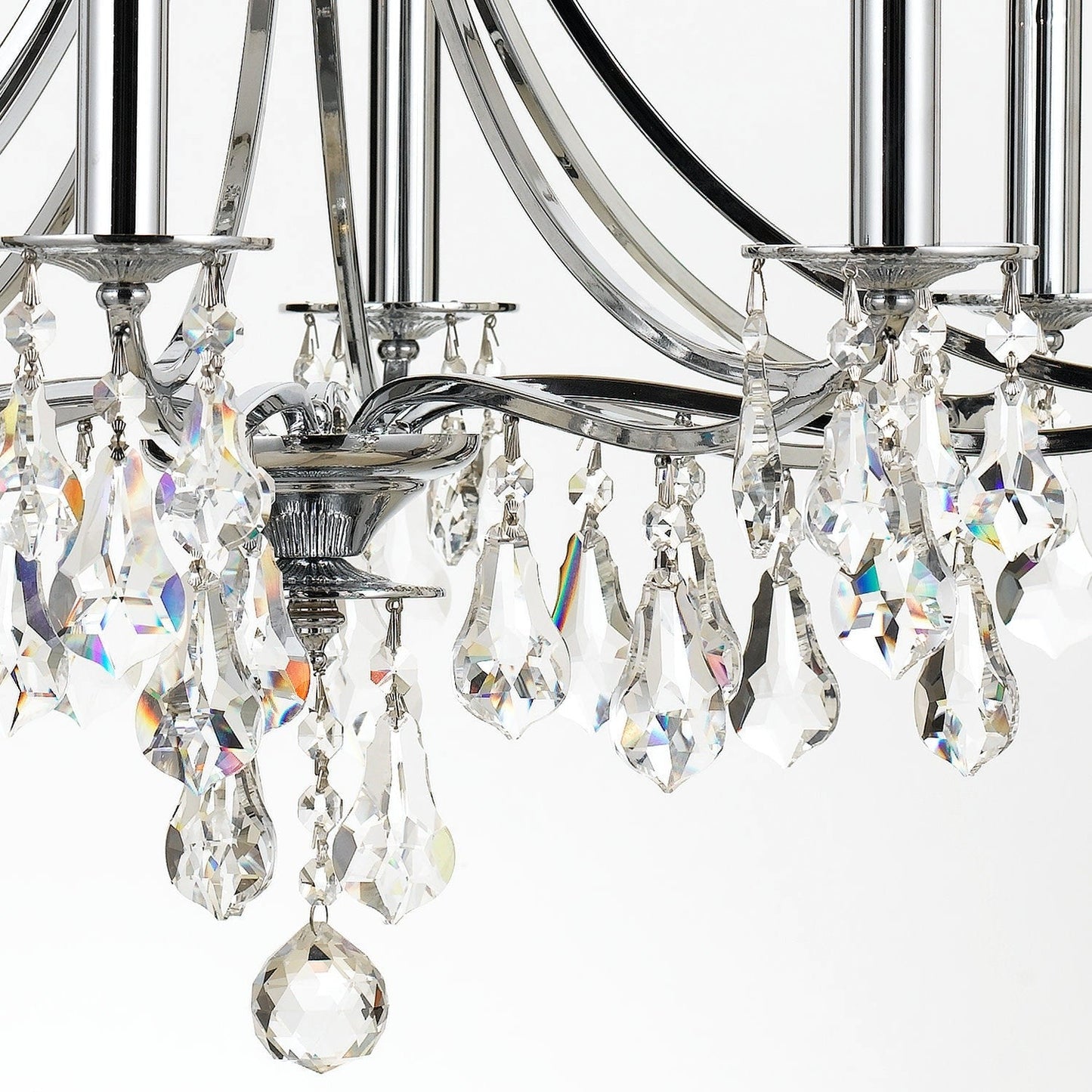 Chrome-Strass Crystal Chandelier